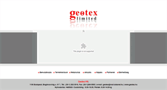Desktop Screenshot of geotex.hu