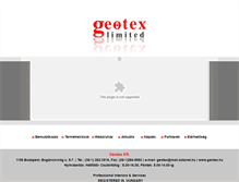 Tablet Screenshot of geotex.hu